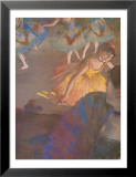 Bailarina y dama con abanico Lámina por Edgar Degas Bailarina y dama con abanico Lámina por Edgar Degas