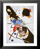 Two Black Spots Print van Wassily Kandinsky Two Black Spots Print van Wassily Kandinsky