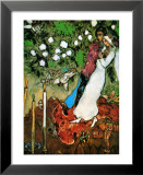 Les trois bougies Affiches par Marc Chagall