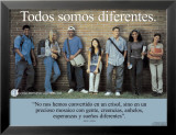 Todos Somos Diferentes- We're All Different Affiches