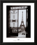 La Tour Eiffel vue du Trocadéro Art par Gall 