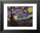 La nuit étoilée, vers 1889 Posters par Vincent van Gogh