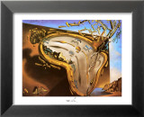 Montre molle au moment de la première explosion, 1954 Affiches par Salvador Dalí