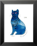 25 Cats Named Sam and One Blue Pussy by Andy Warhol, c.1954 (Blue Sam) Posters par Andy Warhol