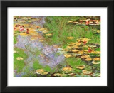 Bassin aux nymphéas à Giverny Affiches par Claude Monet