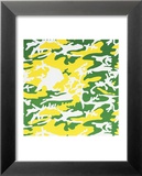 Camouflage, c.1987 (green, yellow, white) Posters af Andy Warhol