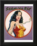 Senorita Rio Planscher av Mel Ramos