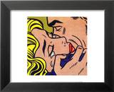 Le baiser V, 1964 Affiches par Roy Lichtenstein