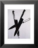 Knives, c.1981-82 (three black on cream) Poster von Andy Warhol