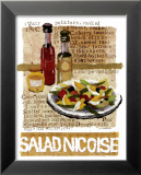 Salad Nicoise Poster af Nancy Overton