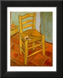 La chaise à la pipe Posters par Vincent van Gogh