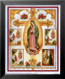 Lady of Guadalupe Montage Posters av Vincent Barzoni