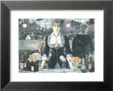 Un bar aux Folies-Bergère Posters par Édouard Manet