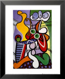 Stilleben mit Birnen und Trauben Poster von Pablo Picasso