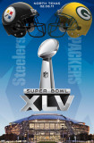 Super Bowl 2011 - Steelers vs. Packers Poster