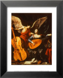 Sainte Cécile et l'ange Posters par Carlo Saraceni