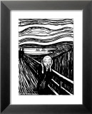 Scream Print by Edvard Munch