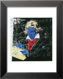 Beethoven, c.1987 (blue face) Poster von Andy Warhol