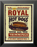 Royal Hot Dogs Affiches par Joe Giannakopoulos