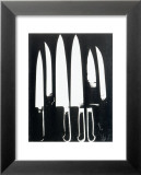 Knives, c.1981 (black and white) Plakater af Andy Warhol Knives, c.1981 (black and white) Plakater af Andy Warhol