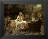 La dame de Shalott Affiches par John William Waterhouse