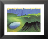 Mountains and Lake Print by Georgia O'Keeffe