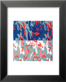 Camoflage, c.1987 (Dark Blue on Pale Green) Poster par Andy Warhol