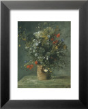 Flowers in a Vase c.1866 Arte por Pierre-Auguste Renoir