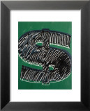 Dollar Sign, c.1981 (Black on Green) Posters par Andy Warhol