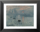 Impression, Sunrise Print by Claude Monet