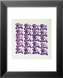 Purple Cow Stamps, c.1967 Kunstdrucke von Andy Warhol