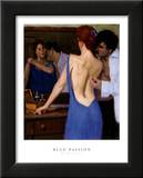 Blue Passion Posters by Edward Martinez