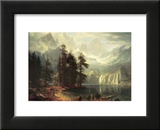 Sierra Nevada en Californie Affiche par Albert Bierstadt