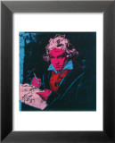 Beethoven, c.1987 (red face) Plakat af Andy Warhol