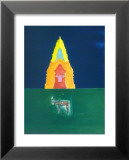 Taureau nandi devant un temple II (Détail) Poster par Craigie Aitchison