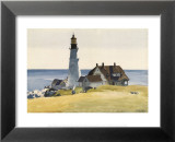 Lighthouse and Buildings, Portland Head, Cape Elizabeth, Maine, c.1927 Prints by Edward Hopper