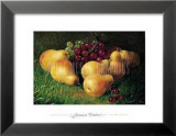Pears and Grapes Posters by Jenness Cortez