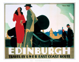 Edinburgh Couple by Cannon Prints