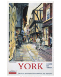 York, Come by Rail Posters