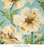 Blue Floral I Posters by Karen Leibrick