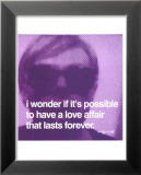 Un asunto de amor Láminas por Andy Warhol