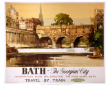 Bath, The Georgian City Affiches