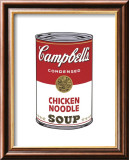 Campbell's Soup I: Chicken Noodle, c.1968 Láminas por Andy Warhol Campbell's Soup I: Chicken Noodle, c.1968 Láminas por Andy Warhol