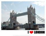 Tower Bridge, I Love London Posters