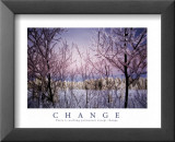 Change: Snowy Trees Prints