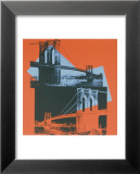 Brooklyn Bridge, c.1983 (black, red, blue) Affischer av Andy Warhol Brooklyn Bridge, c.1983 (black, red, blue) Affischer av Andy Warhol