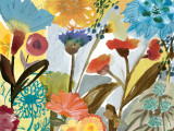 Flower Garden II Prints by Gayle Kabaker