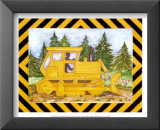 Bulldozer Affiche par Marnie Bishop Elmer