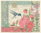 Dahlia Wings and Blossoms Poster von Susan Winget
