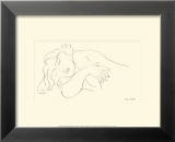 Sleeping Model Affiche par Henri Matisse